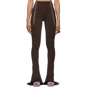 BNWT Charlotte Knowles KNWLS Brown Ghater Trousers Pants SSENSE SZ UK 8 SM